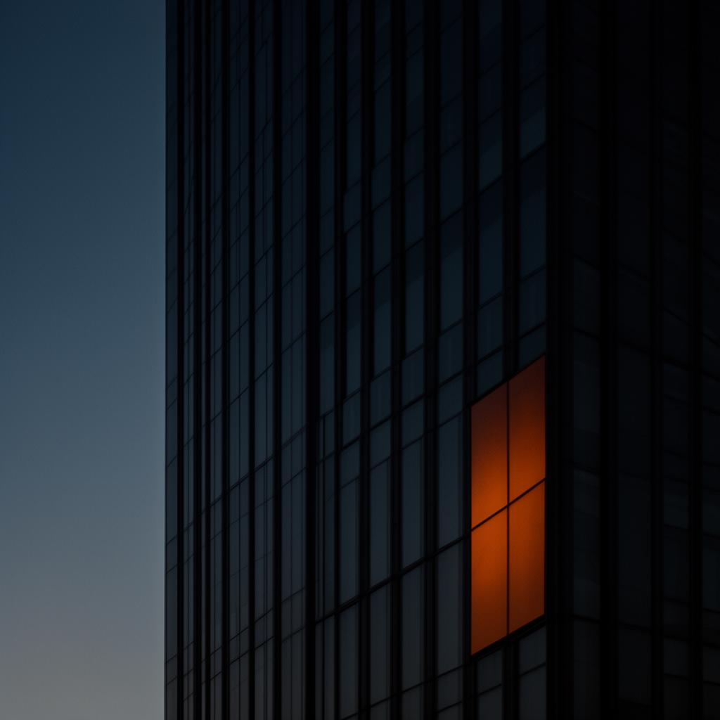 Modern architectural facade